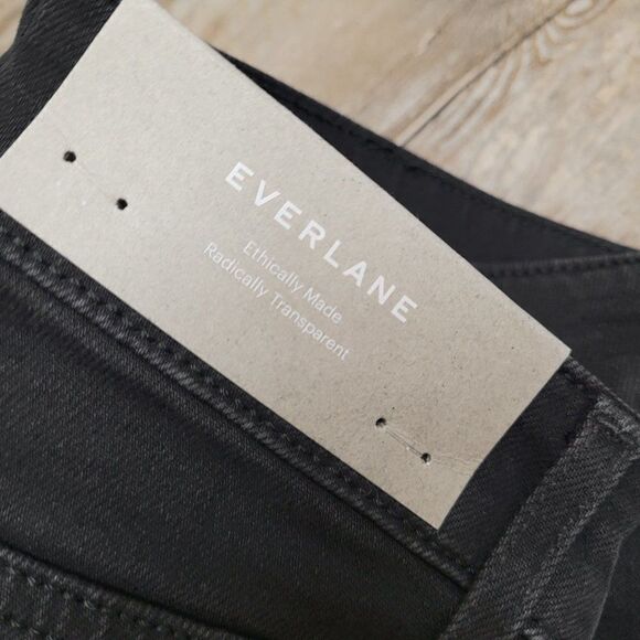 NWT‎ Everlane Women's 25 Crop The Curvy Way-High Skinny Stretch Jean Ash Black - Picture 10 of 14